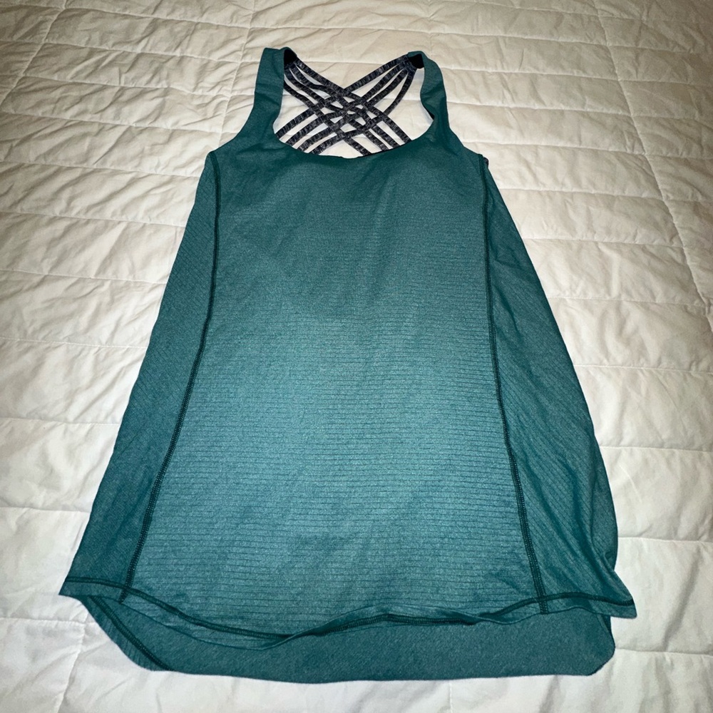 Lululemon Teal Sleeveless Women's Top